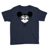 skull mickey cartoon Youth Tee