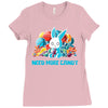 need more candy Ladies Fitted T-Shirt