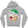 mario turtle Zipper Hoodie