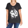 boxing gloves Ladies Curvy T-Shirt
