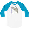 hypotenuse math humor 3/4 Sleeve Shirt