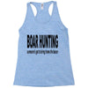 boar hunting tex Racerback Tank
