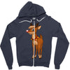 rudolph the red nosed reindeer movie Zipper Hoodie