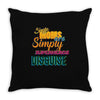 single mom's cools t shirts Throw Pillow