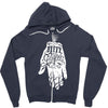 biffy clyro hand Zipper Hoodie