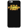 kylo stabbed first iPhone 6/6s Case