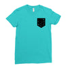 Free Birds Pocket Ladies Fitted T-Shirt
