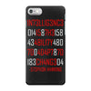 adapt or die encoded (white) iPhone 7 Case