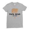 papa bear Ladies Fitted T-Shirt