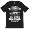 Super Cool Grammy Of A Freaking Awesome Grandson T-Shirt