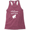 Daddy Bear - Baby Bear Custom Name Racerback Tank