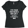 I'm Your Mother's Day Gift Dad Says You're Welcome Baby Women's Triblend Scoop T-shirt