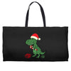 christmas dinosaur Weekender Totes