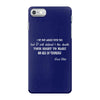 oscar wilde quote girls iPhone 7 Case