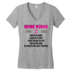Gemini Woman Women's V-Neck T-Shirt
