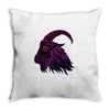 old goat Throw Pillow