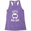 lets boo boo Racerback Tank