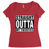 straight outta my twenties Women's Triblend Scoop T-shirt