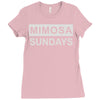 mimosa sundays brunch mens Ladies Fitted T-Shirt