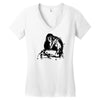 deep depression sad girl Women's V-Neck T-Shirt