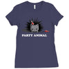 party animal Ladies Fitted T-Shirt