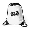 must go faster Drawstring Bags