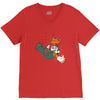 the falling italian V-Neck Tee