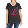 love laugh best trending Ladies Curvy T-Shirt