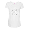 Compass Maternity Scoop Neck T-shirt