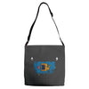 big fish wins Adjustable Strap Totes