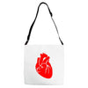heart Adjustable Strap Totes