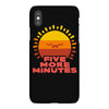 five more minutes iPhoneX