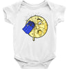 time travel to the moon Baby Bodysuit