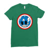 angry captain Ladies Fitted T-Shirt