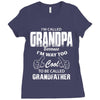 I'm Called Grandpa Because I'm Way Too Cool To Be Called Grandfather Ladies Fitted T-Shirt