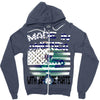 made in america 2 Zipper Hoodie