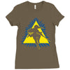 link in action Ladies Fitted T-Shirt