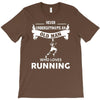 who loves running T-Shirt