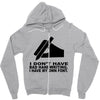 i have my own font Zipper Hoodie