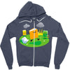 no jacket required Zipper Hoodie