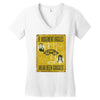 beer goggles sign, ideal gift or birthday present. Women's V-Neck T-Shirt