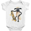 shaun the skater Baby Bodysuit