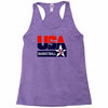 usa basketball logo Racerback Tank
