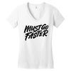 must go faster Women's V-Neck T-Shirt