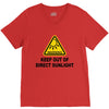 keep out of direct sunlight V-Neck Tee