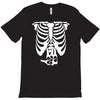beer belly xray skeleton funny T-Shirt