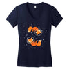 space fox Women's V-Neck T-Shirt