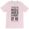 official t shirt red sleeping with sirens whole world lyrics all sizes T-Shirt