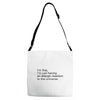 the oc allergic reaction Adjustable Strap Totes