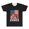 usa boxer flag All Over Men's T-shirt